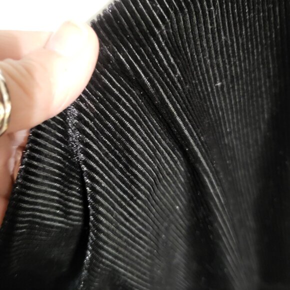 NWT AFRM VELOUR BLACK CROP TOP SZ XL - Picture 4 of 6